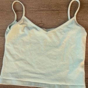 John Galt mint green tank top